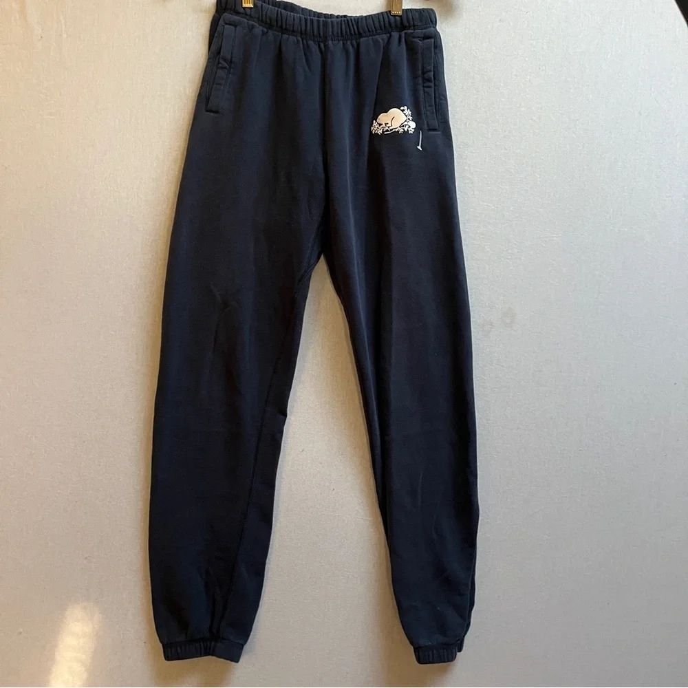 Roots Blue Joggers Sweatpants Sz XS - Picture 2 of 9